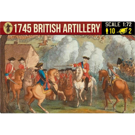 Figure 1745 British artillery 1:72 