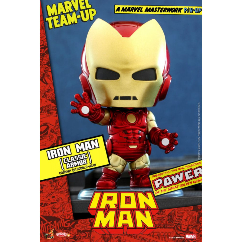 Marvel Comics Cosbaby (S) Iron Man (Classic Armor) 10cm Figurine