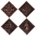 RESIDENT EVIL VIII HOUSE CREST MEDALIONS COLLECTION SET Movie : TV license product