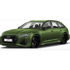 Audi rs6 matte green 2019 Die-cast