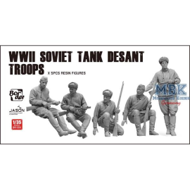 WW2 Soviet Tank Desant Troops Figure