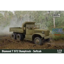 Diamond T972 Dumptruck Softcab Model kit
