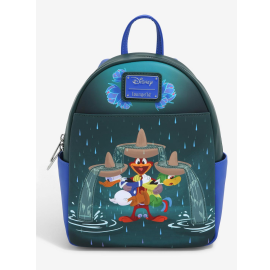 Disney Loungefly Mini Backpack Three Caballeros Fountain Exclu 