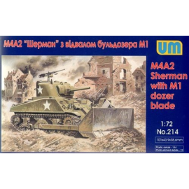M4A2 Sherman with M1 Dozer Blade Model kit