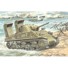 M4A3 Sherman with Deep Wading Trunks Model kit