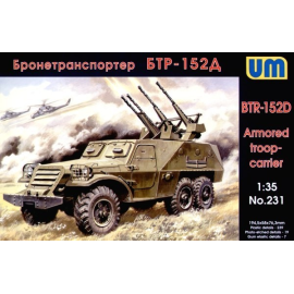 BTR-152D Armored Troop Carrier Military model kit