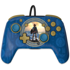 Official Switch Wired Controller -The Legend of Zelda - Hyrule Blue 