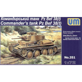 Pz.Bef 28(t) Commanders tank Model kit