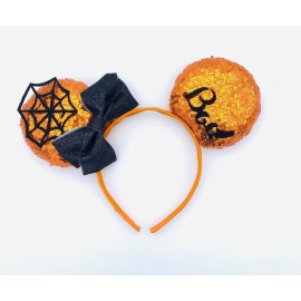 MINNIE - Halloween - Orange Headband 