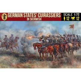German States' Cuirassiers in Skirmish Spanish Succession War Figure