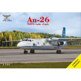 Nest release! Antonov An-26 turboprop transporter (Antonov airlines) Model kit