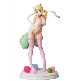 Fairy Tail 1/6 Lucy Heartfilia Cherry blossom CAT Engraving_Style 25cm Figurine