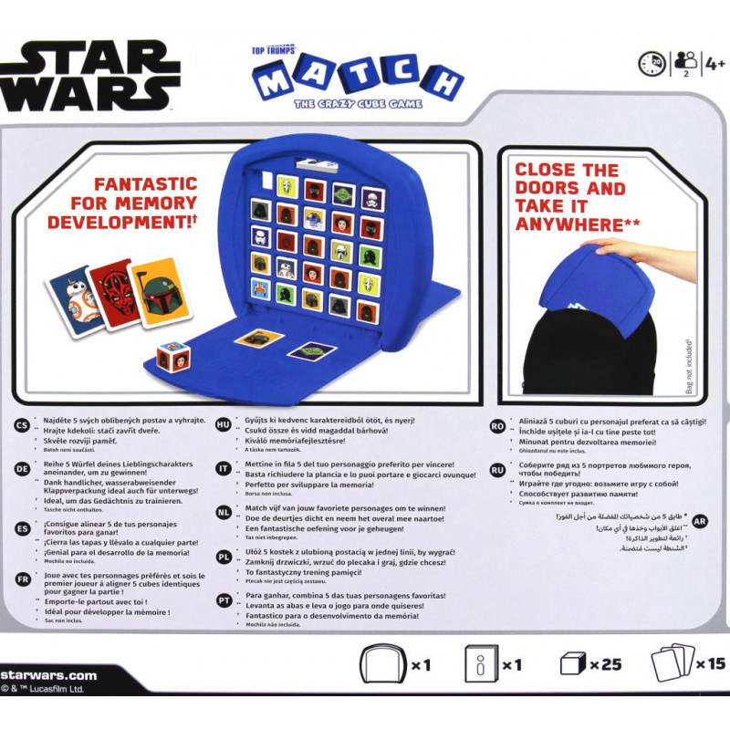 BM-223318 STAR WARS - Match - Crazy Cube - Board Game