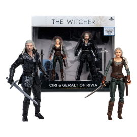 The Witcher Figure Geralt and Ciri (Netflix Season 3) 18 cm 