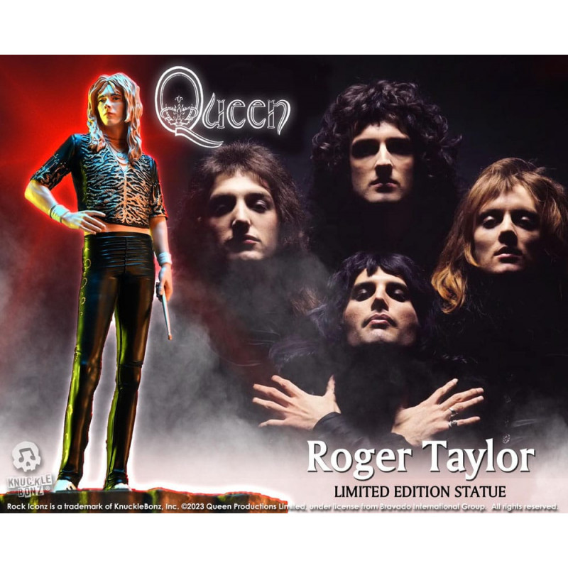 Queen Rock Iconz Figure Roger Taylor II (Sheer Heart Attack Era) 23 cm Figure