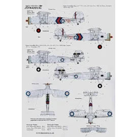 Fairey Swordfish Mk.I (2) L9777/701 814 NAS FAA HMS Ark Royal 1939 K8393/E5K 824 NAS FAA HMS Eagle 1939. Both pre war not camouf