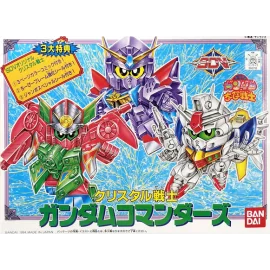 SD GUNDAM - Crystal 3 Commanders - Model Kit Gunpla