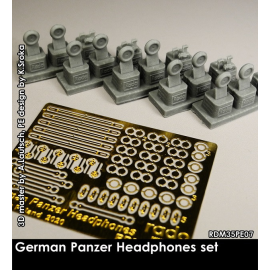 GERMAN PANZER HEADPHONES SET 