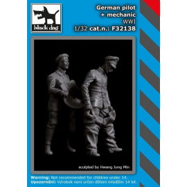 GERMAN PILOT AND MECHANIC WWI Figure