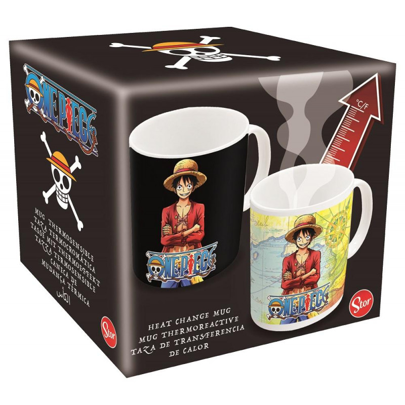 ONE PIECE - Luffy - Heat Change Mug - 325ml Cups and Mugs