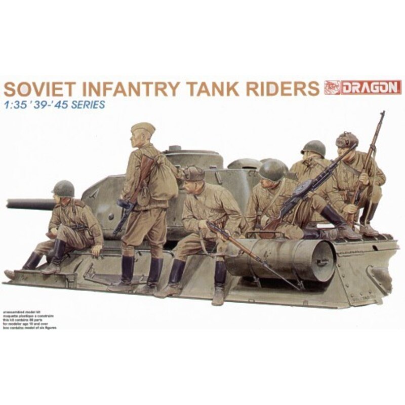 Soviet WWII tank rider infantry