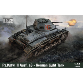 IBG MODELS: 1/35; Pz.Kpfw. II Ausf. a3 - German Light Tank Model kit