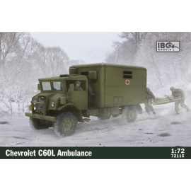 IBG MODELS: 1/72; Chevrolet C60L Ambulance Model kit
