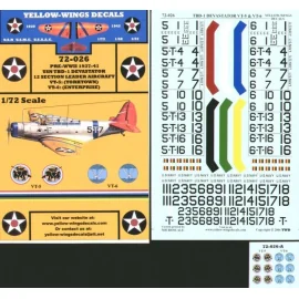 Douglas TBD-1 Devastator 12 Section Leaders VT-5 USS Yorktown and VT-6 USS Enterprise