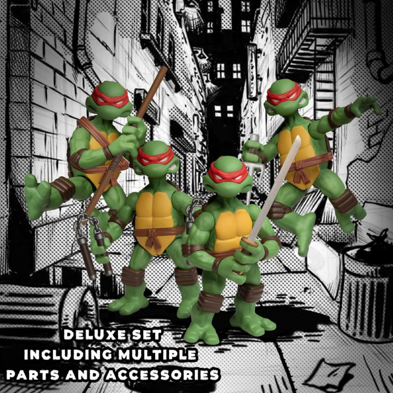 Teenage Mutant Ninja Turtles Deluxe Set 8cm Action Figure