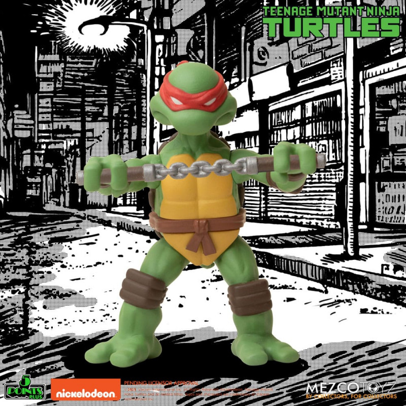 MEZ18088 Teenage Mutant Ninja Turtles Deluxe Set 8cm