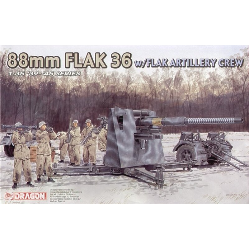 88mm Flak 36 with crew