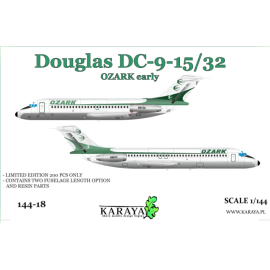 Douglas DC-9-15/32 - plasticparts made in Czechia (Fly) Model kit