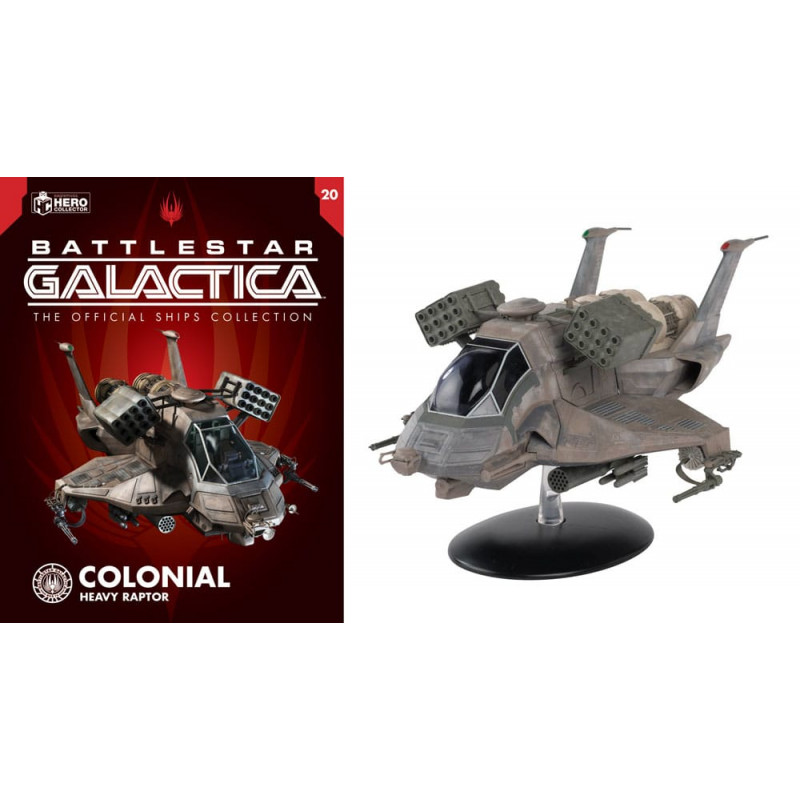Battlestar Galactica mini replica Diecast Heavy Raptor 1:1 scale replica