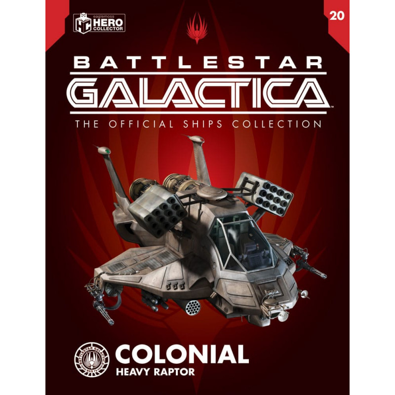 Battlestar Galactica mini replica Diecast Heavy Raptor Eaglemoss Publications Ltd.