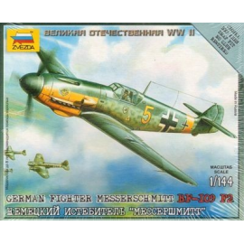 Messerschmitt Bf 109F-2 with display stand