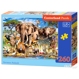 Savanna Animals Puzzle 260 Pieces 