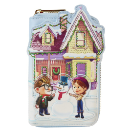 Disney Loungefly Wallet Up Up House Christmas Lights 