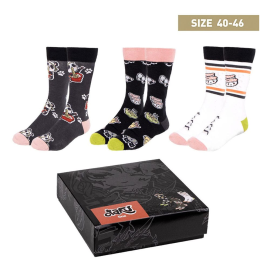 Pack 3 pairs of Otaku socks 40-46 