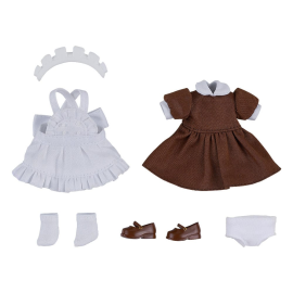 Original Character accessories for Nendoroid figures Doll Outfit Set: Maid Outfit Mini (Brown) 