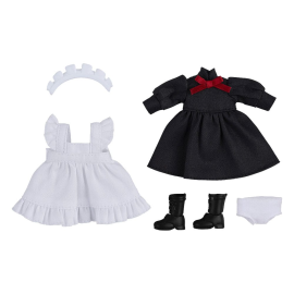 Original Character accessories for figurines Nendoroid Doll Outfit Set: Maid Outfit Long (Black) 