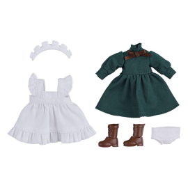 Original Character accessories for figurines Nendoroid Doll Outfit Set: Maid Outfit Long (Green) 