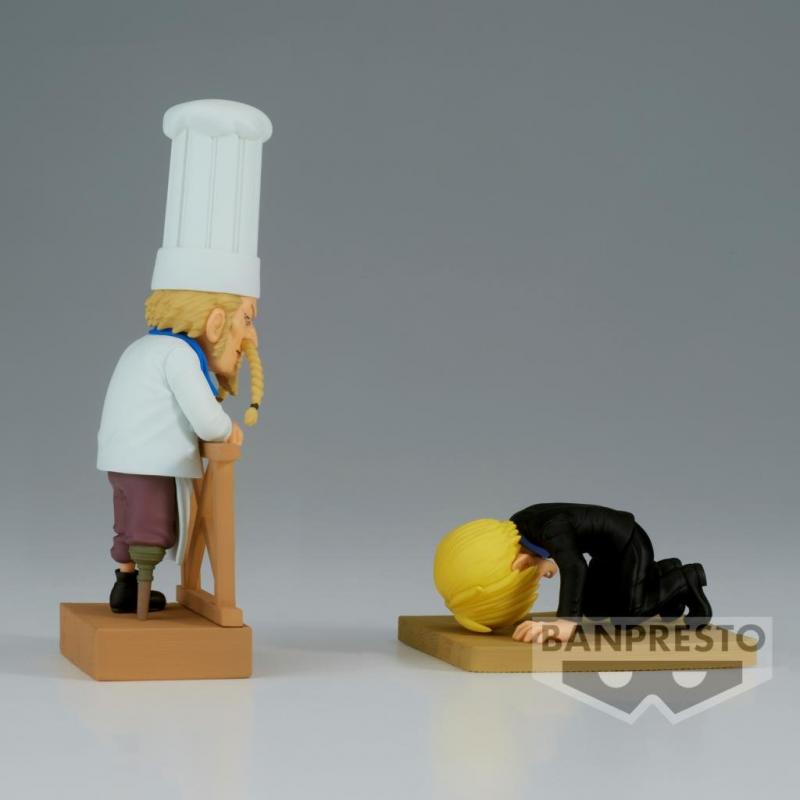 ONE PIECE - Sanji & Zeff - WCF Log Stories Figurine 8cm Figure