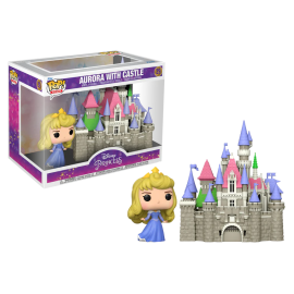 DISNEY - POP TOWN N° 29 - Ultimate Princess - Aurora with castle Pop figures