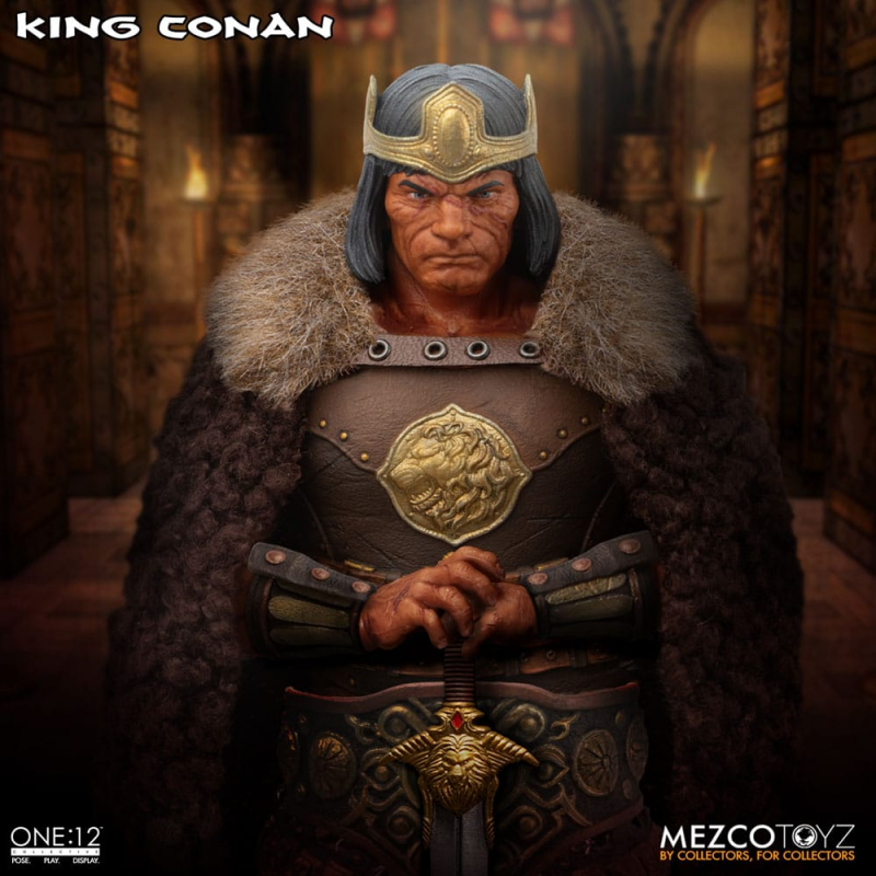 MEZ76803 Conan the Barbarian King Conan 17 cm
