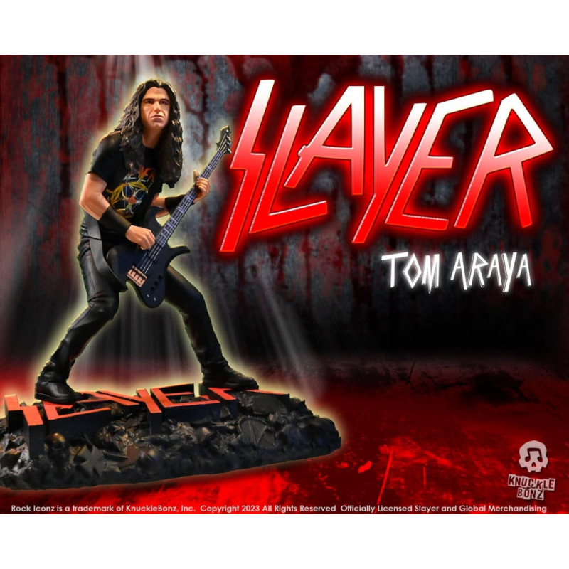 Slayer statuette Rock Iconz 1/9 Tom Araya II 22 cm