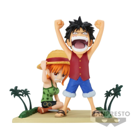 ONE PIECE - Luffy & Nami WCF-Log Stories 7cm