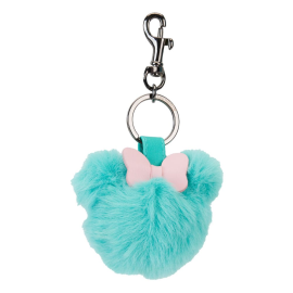 Disney by Loungefly keychain backpack Minnie Mouse 100th Anniversary Pom-Poms