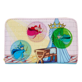 Disney by Loungefly Sleeping Beauty Stained Glass Castle Coin Purse