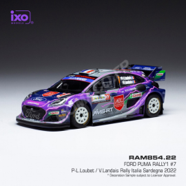 FORD PUMA RALLY 1 7 LOUBET/LANDAIS WRC RALLY SARDINIA 2022