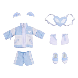 Original Character accessories for figurines Nendoroid Doll Outfit Set: Subculture Fashion Tracksuit (Blue)